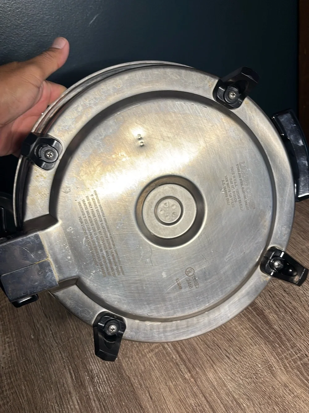 Liquid Core Stainless Steel Electric Skillet